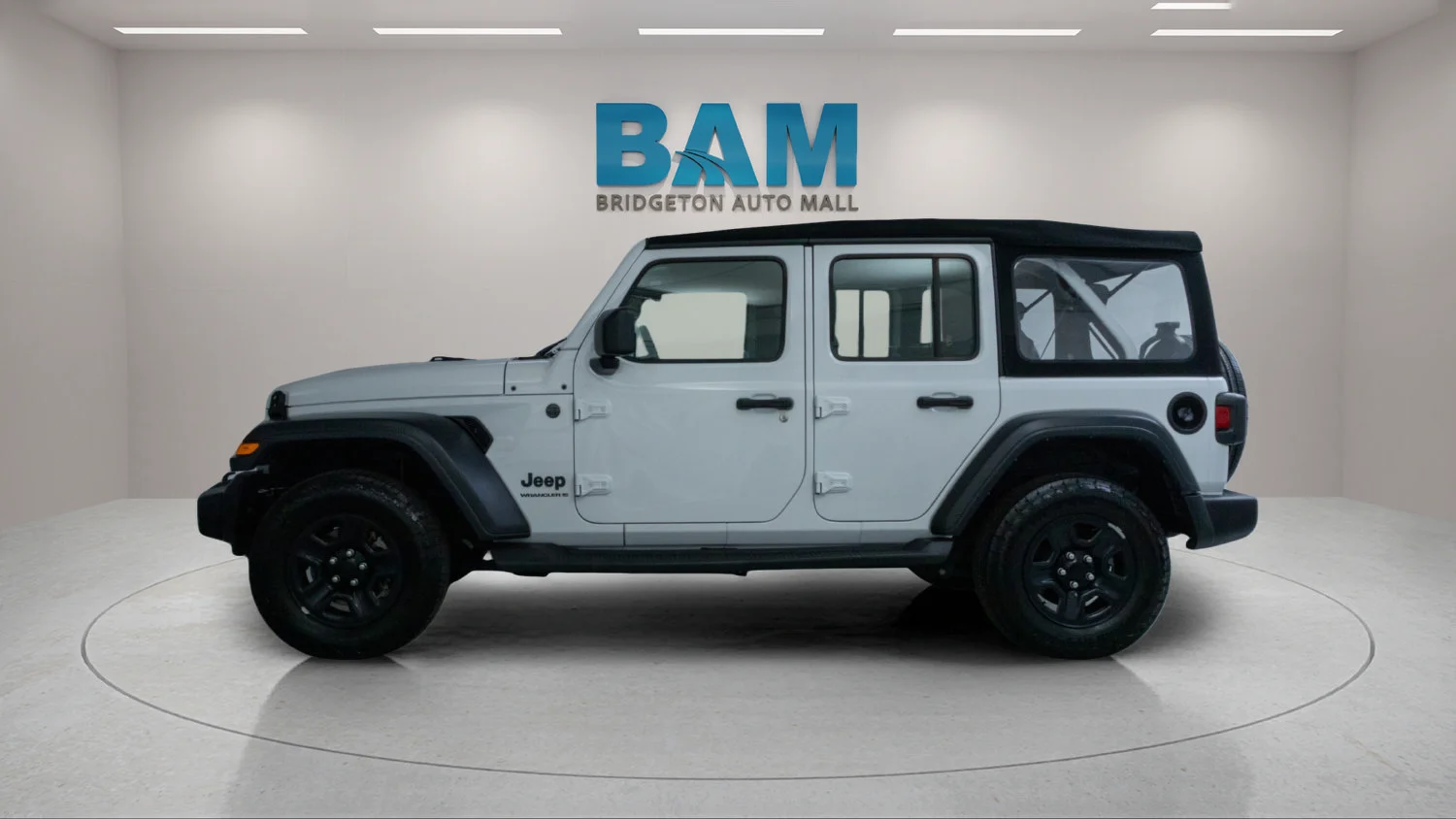 Certified Used 2024 White Jeep 4-Door Sport 4x4 image 4