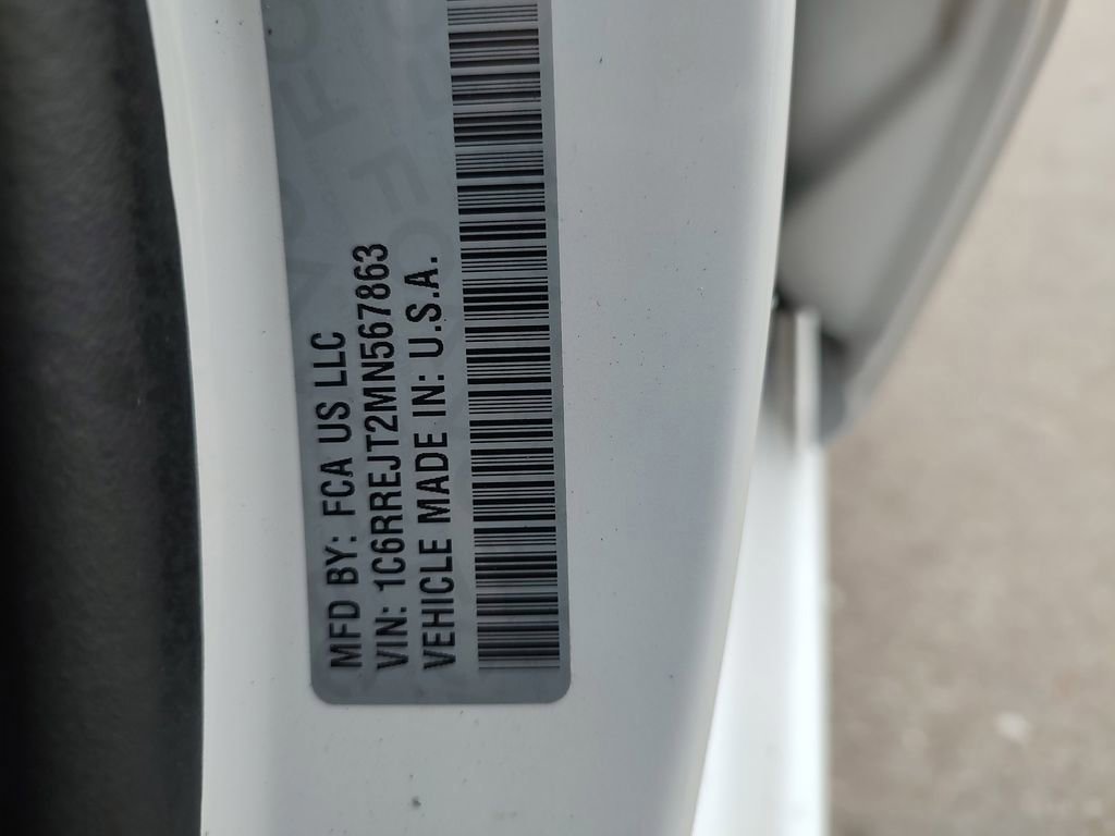 Used 2021 Ivory White Tri-Coat Pearlcoat Ram Laramie image 32