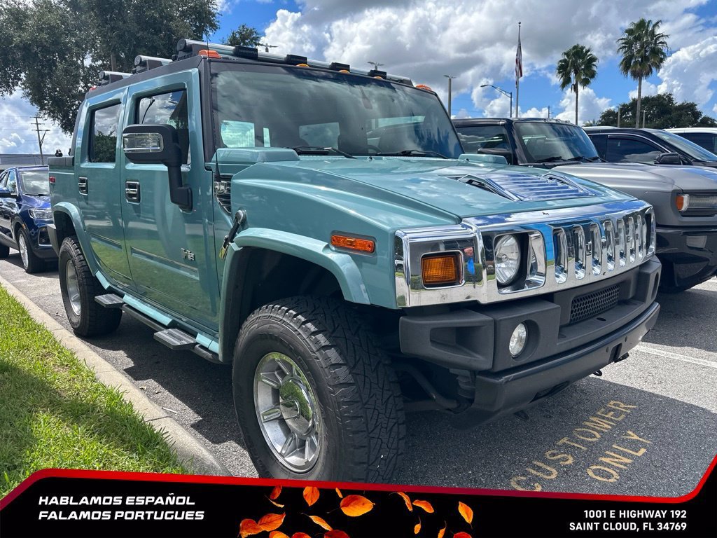 Used 2007 Glacier Blue Metallic HUMMER SUT image 3