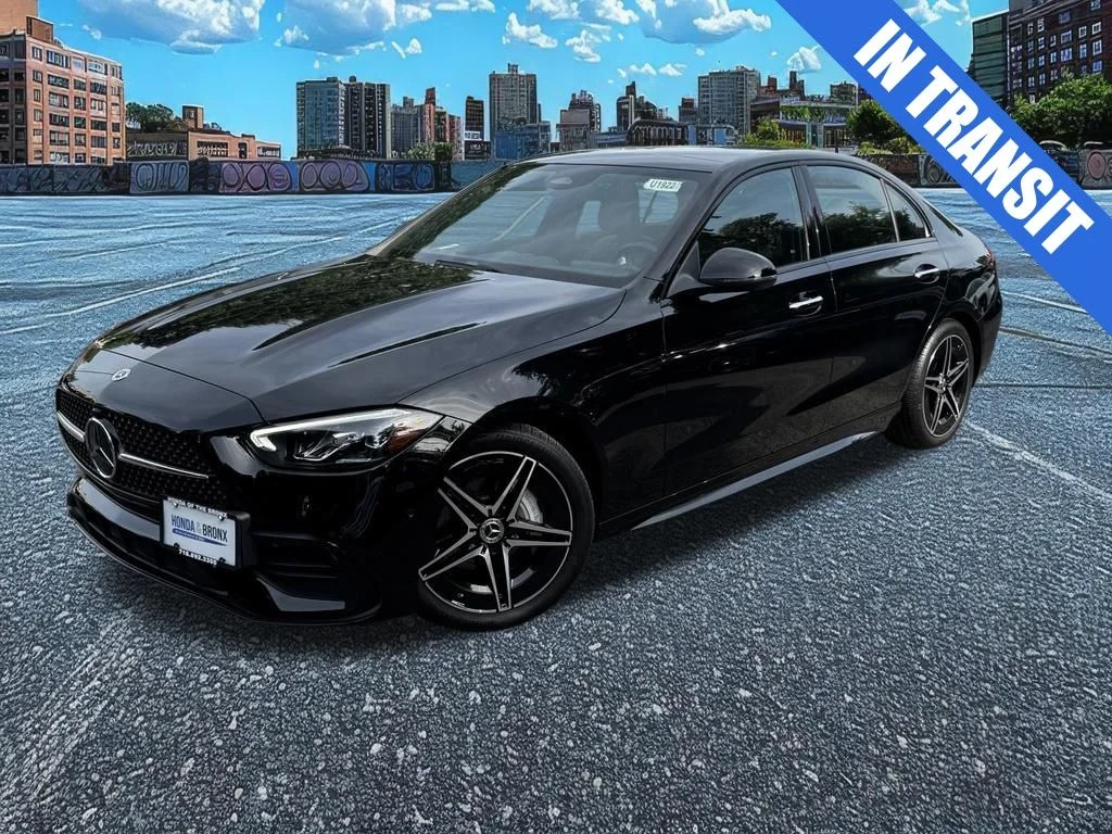 Used 2023 Black Mercedes-Benz C 300 image 1