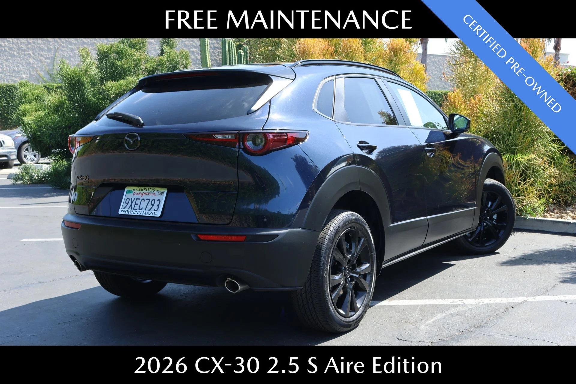 Certified Used 2026 Blue Mazda 2.5 S Aire Edition image 2