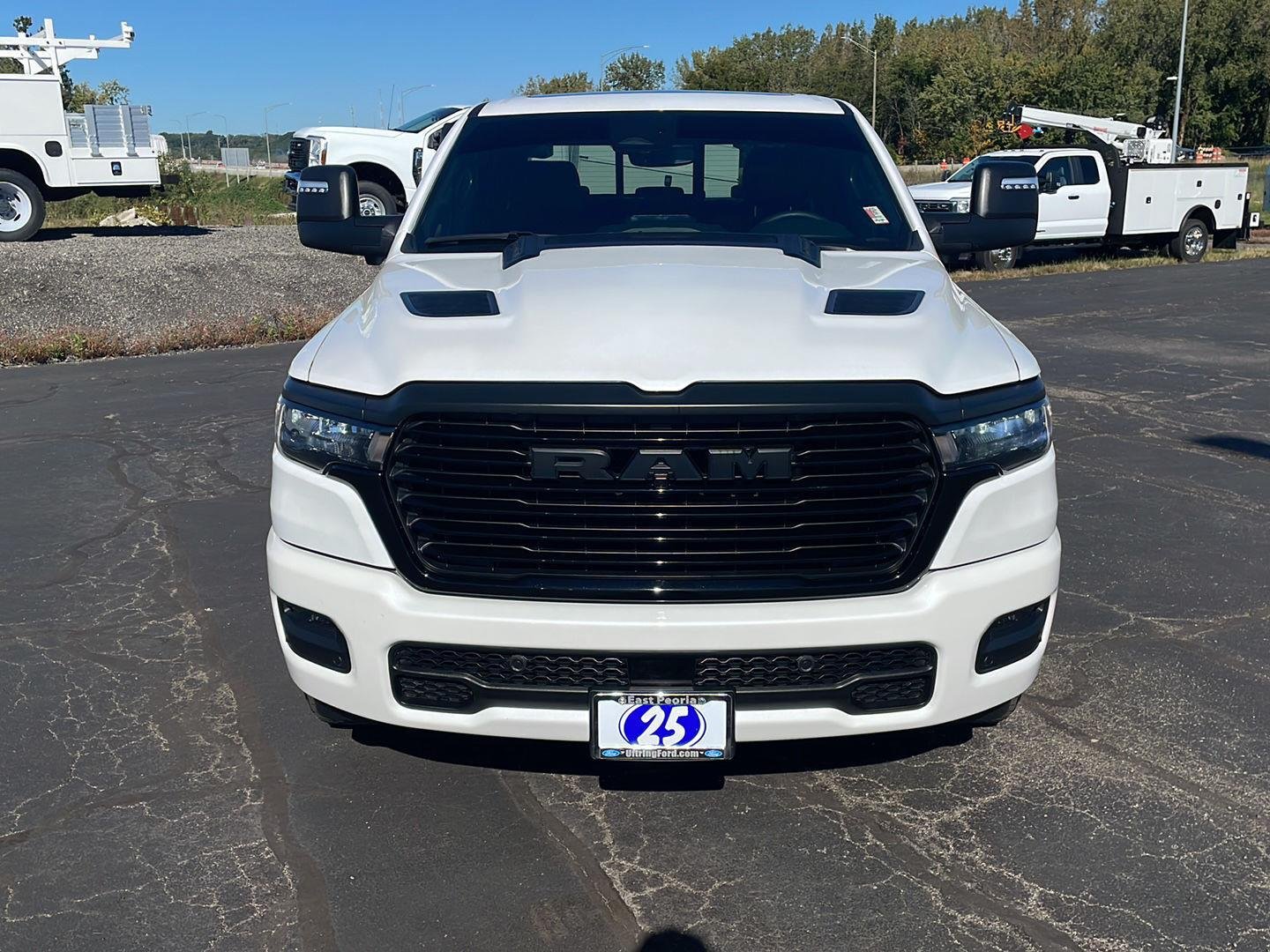 Used 2025 Ivory White Ram Laramie image 8
