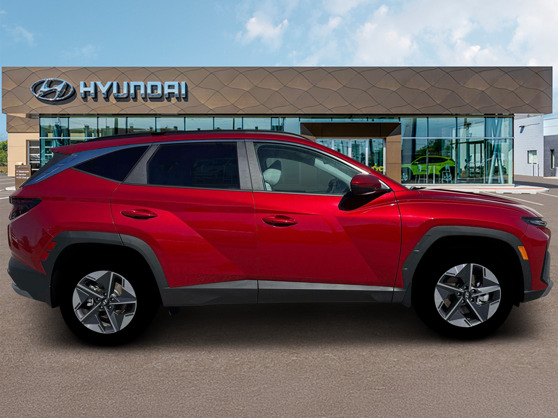 New 2026 Red Hyundai SEL AWD image 9
