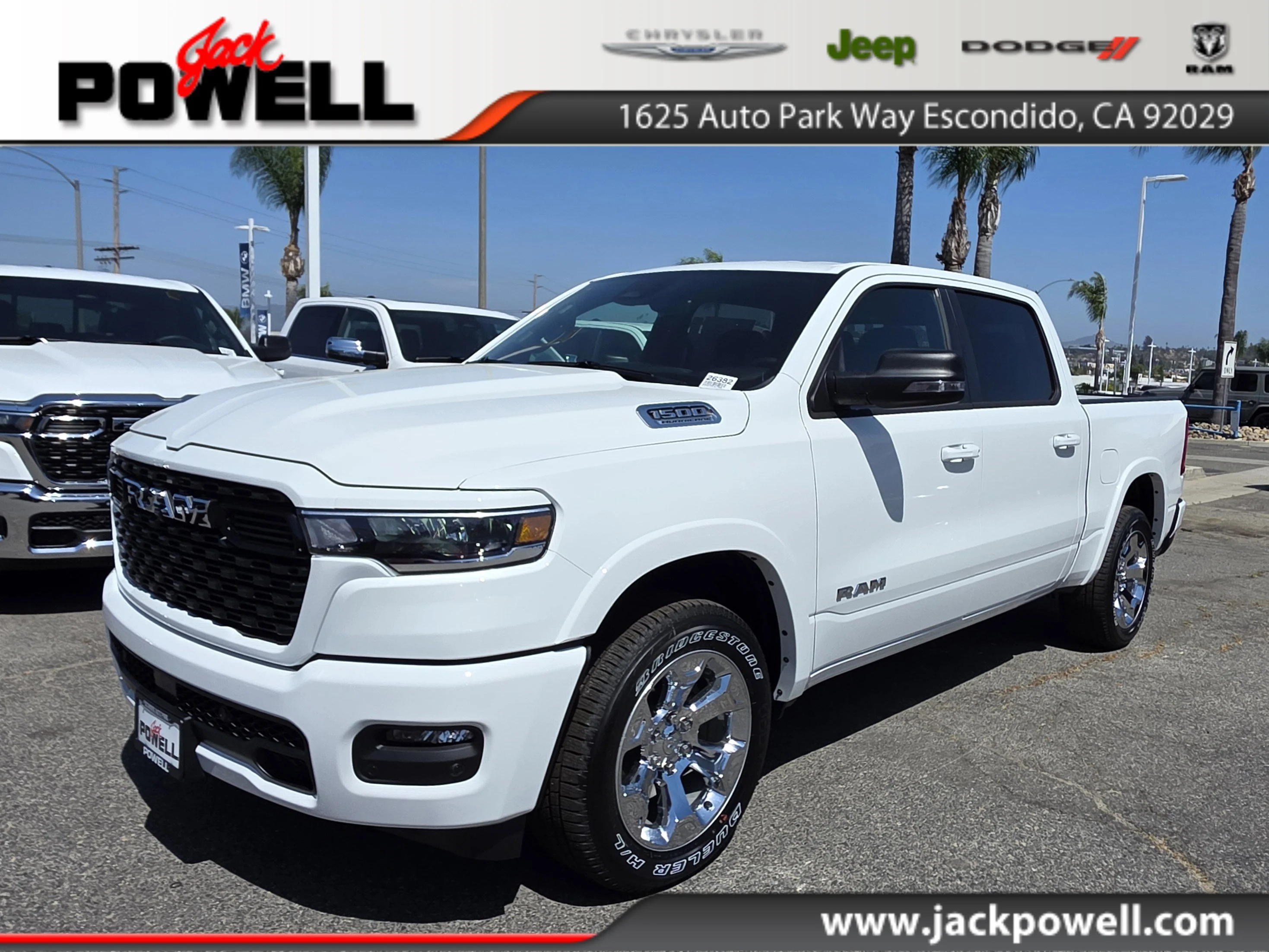 New 2026 Bright White Clearcoat RAM Big Horn/Lone Star image 1