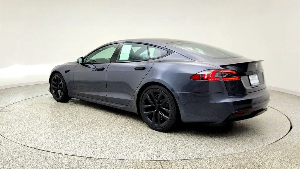 Used 2021 Midnight Silver Metallic Tesla Plaid AWD w/ 21