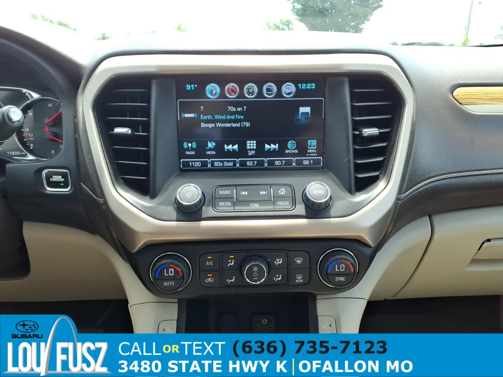 Used 2017 Crimson Red Tintcoat GMC Denali image 9