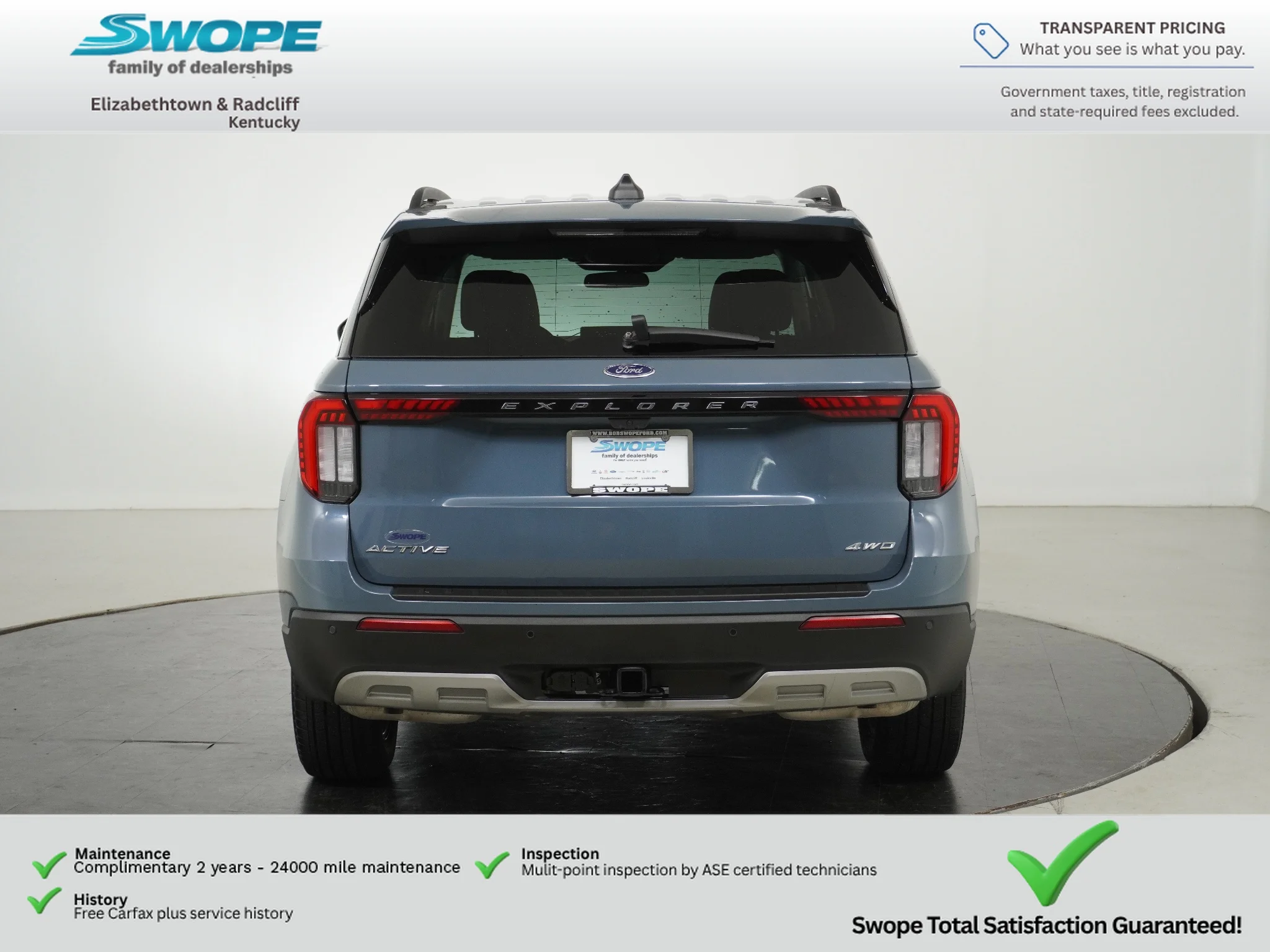 Certified Used 2025 Blue Ford Active image 4