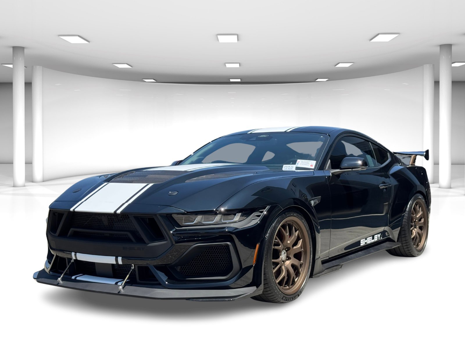 New 2025 Shadow Black Ford GT Premium Fastback image 2