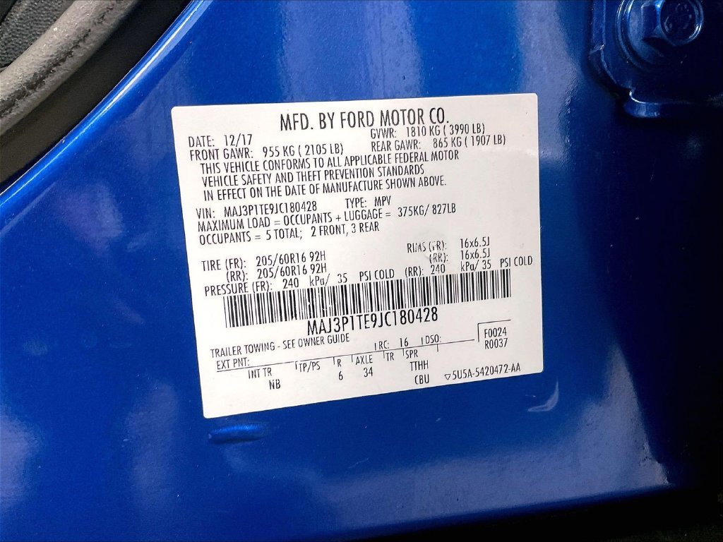 Used 2018 Blue Ford SE image 36