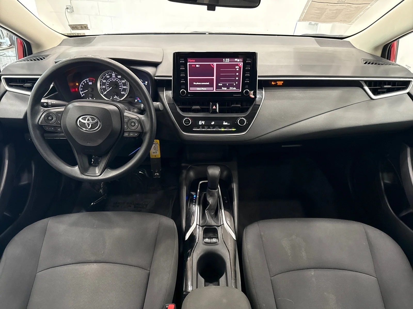 Used 2021 Barcelona Red Metallic Toyota LE image 32