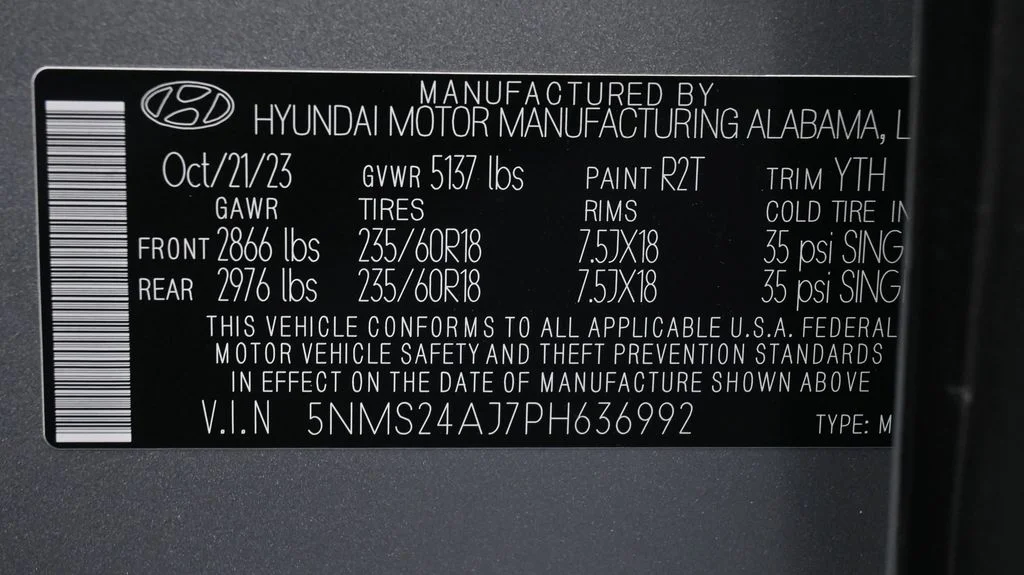 Certified Used 2023 Silver Hyundai SEL image 23
