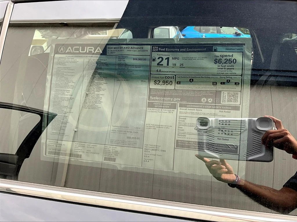 New 2026 Black Acura Advance Package image 13
