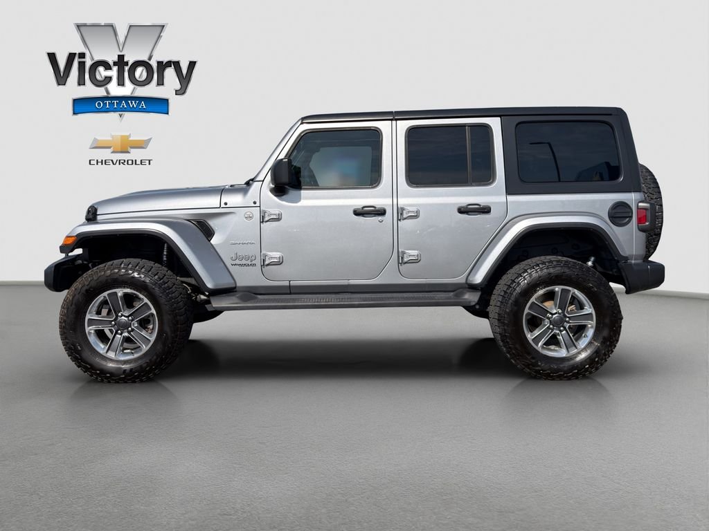 Used 2020 Silver Jeep Unlimited Sahara image 3