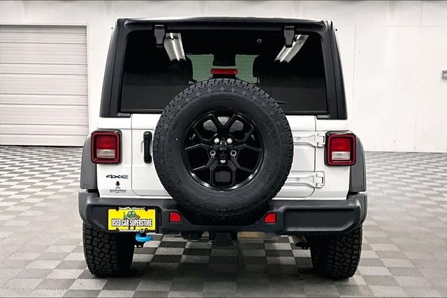 Used 2024 Bright White Clearcoat Jeep Willys 4xe image 5