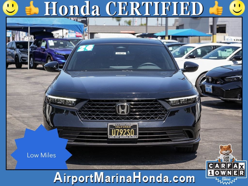 Certified Used 2024 Crystal Black Pearl Honda HYBRID SPORT image 12