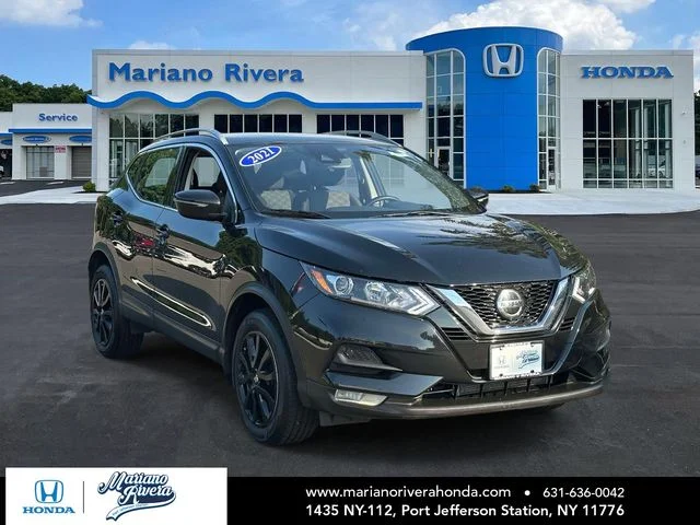 Used 2021 Magnetic Black Pearl Nissan SV image 1