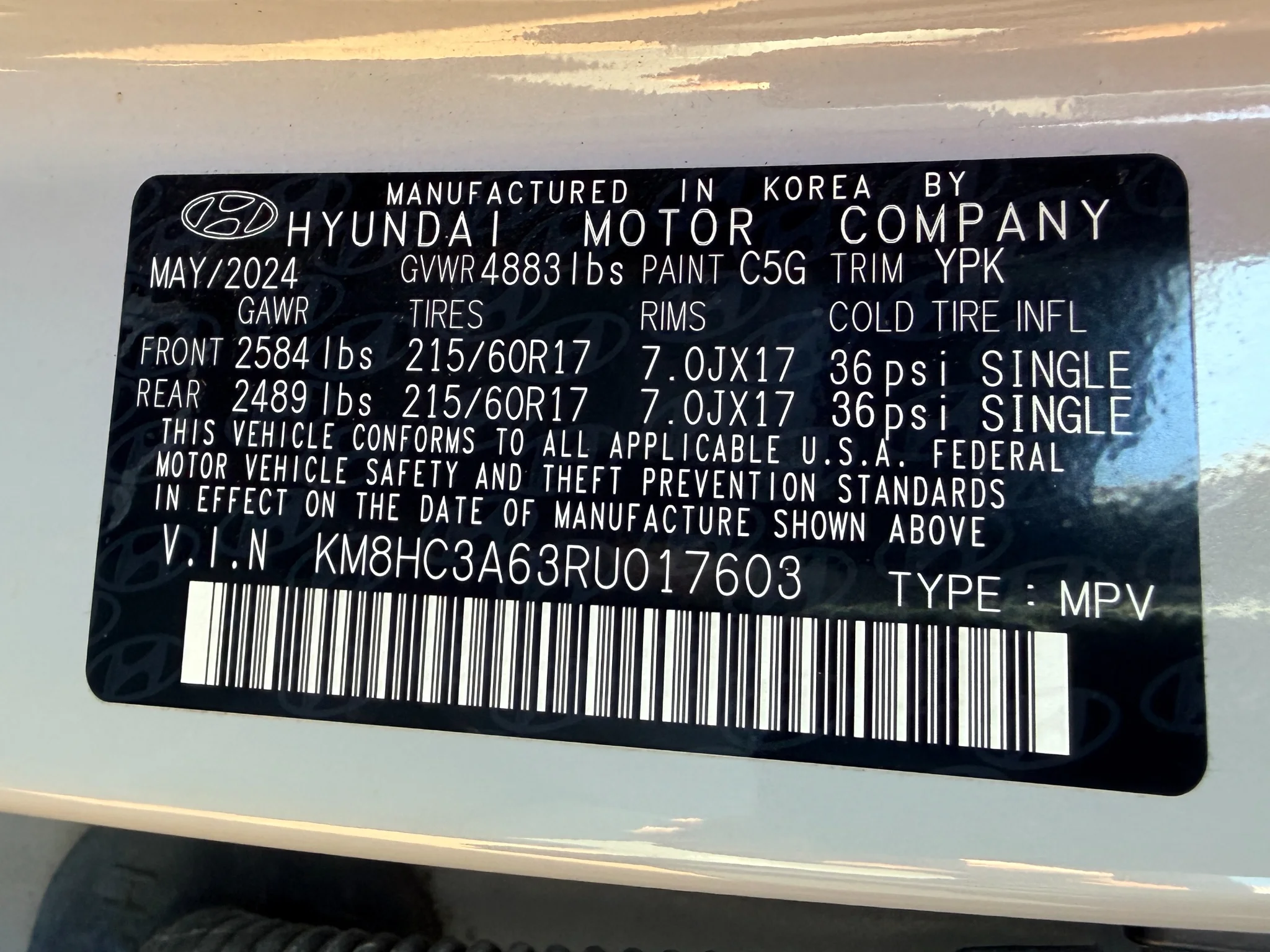 Used 2024 Cyber Gray Metallic Hyundai SEL image 22