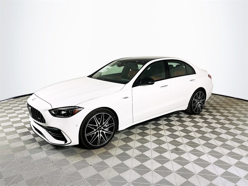 New 2026 Polar White Mercedes-Benz C 43 AMG® image 37