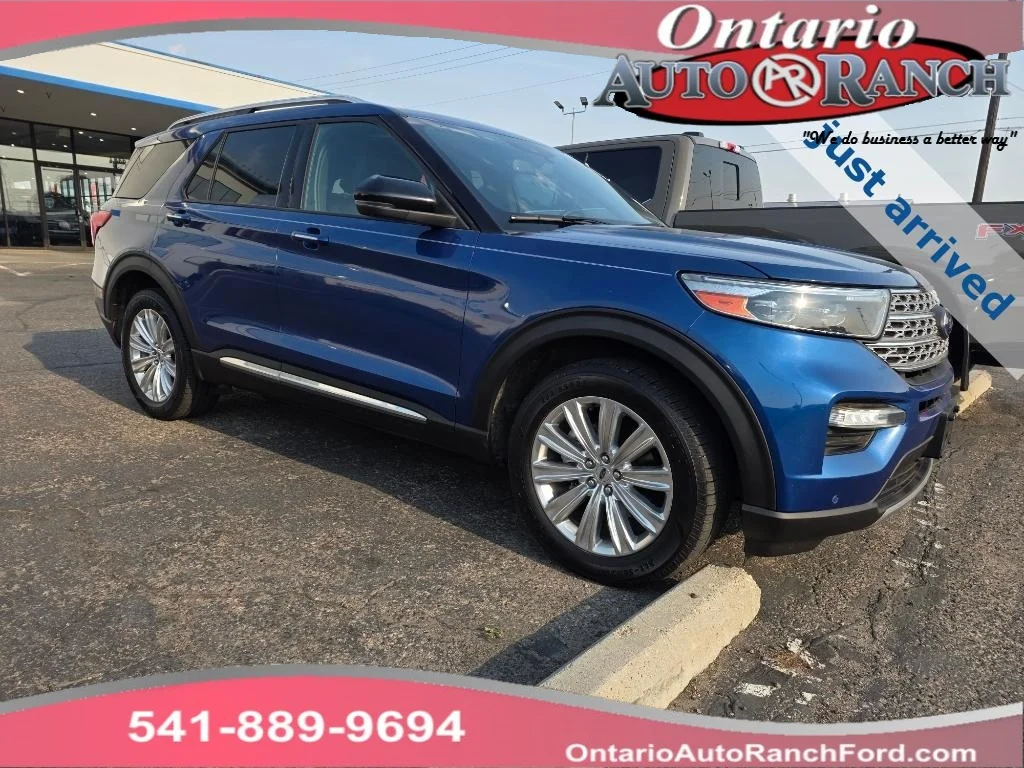 Used 2020 Atlas Blue Metallic Ford Limited image 1