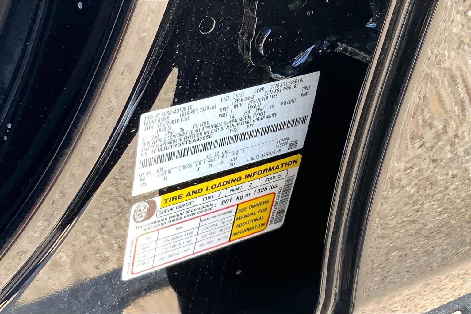 New 2026 Agate Black Metallic Ford Tremor® image 21