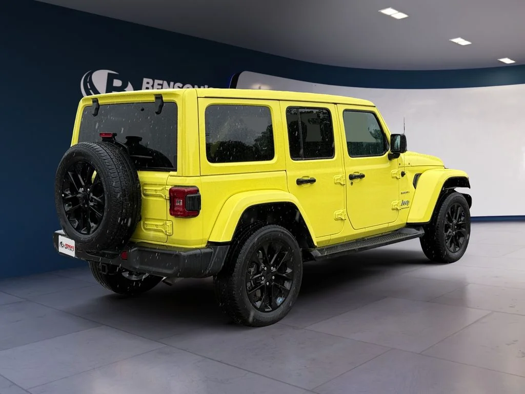 Used 2023 Yellow Jeep Sahara 4xe image 5