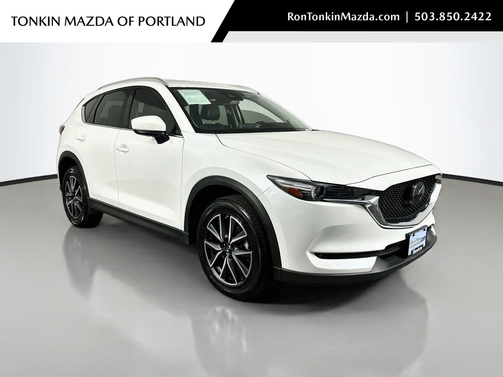 Used 2018 Snowflake White Pearl Mica Mazda Grand Touring One Owner LOW Miles Heated Seats image 1