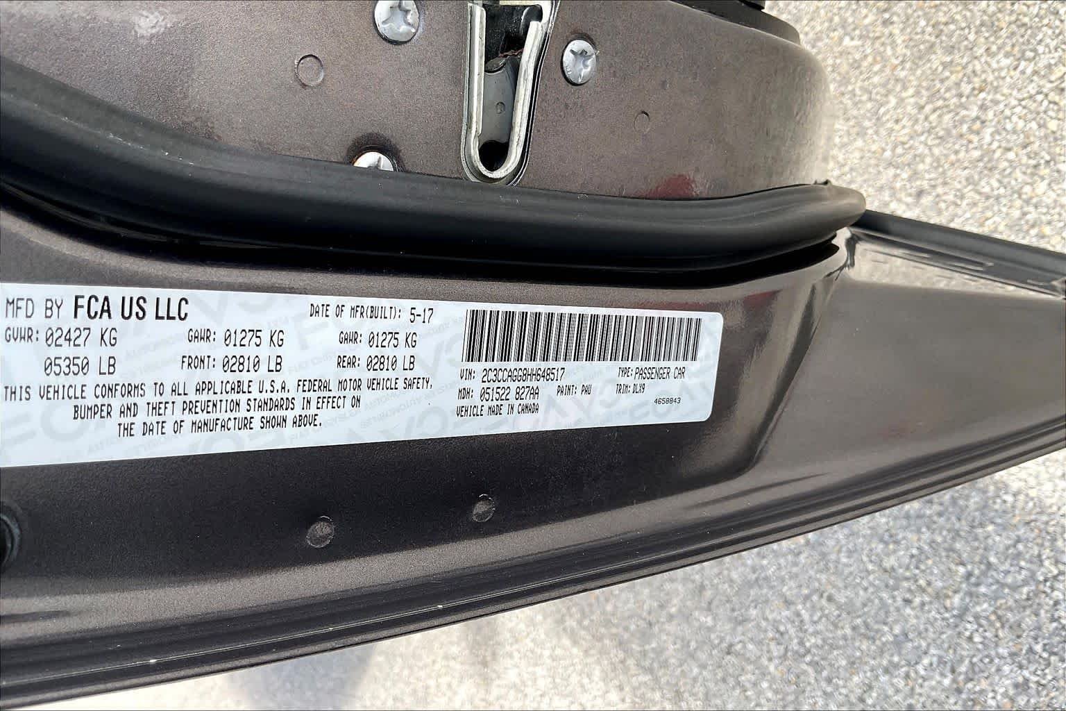 Used 2017 Granite Crystal Metallic Clearcoat Chrysler 300S image 34