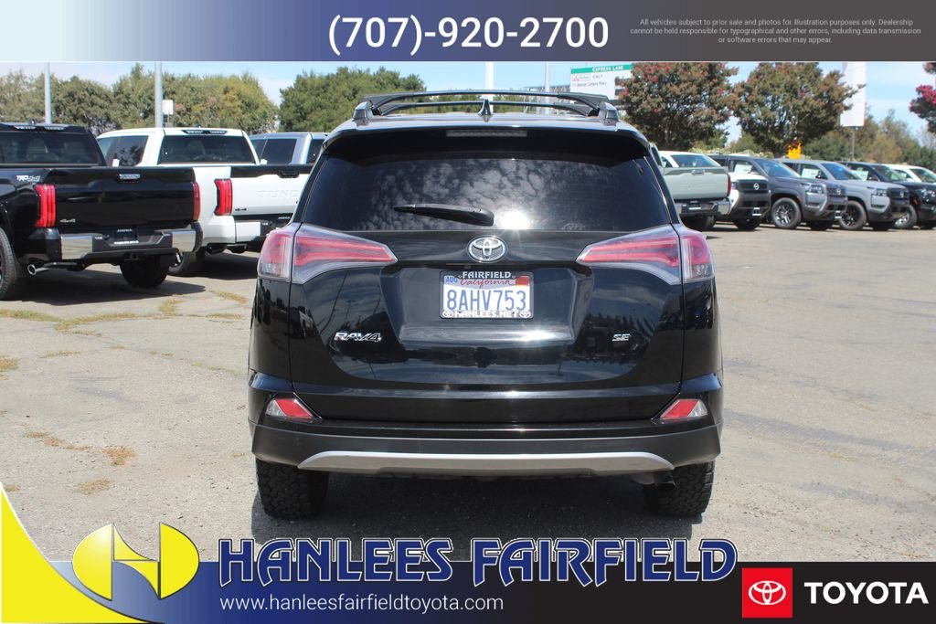 Certified Used 2017 Black Toyota SE image 8