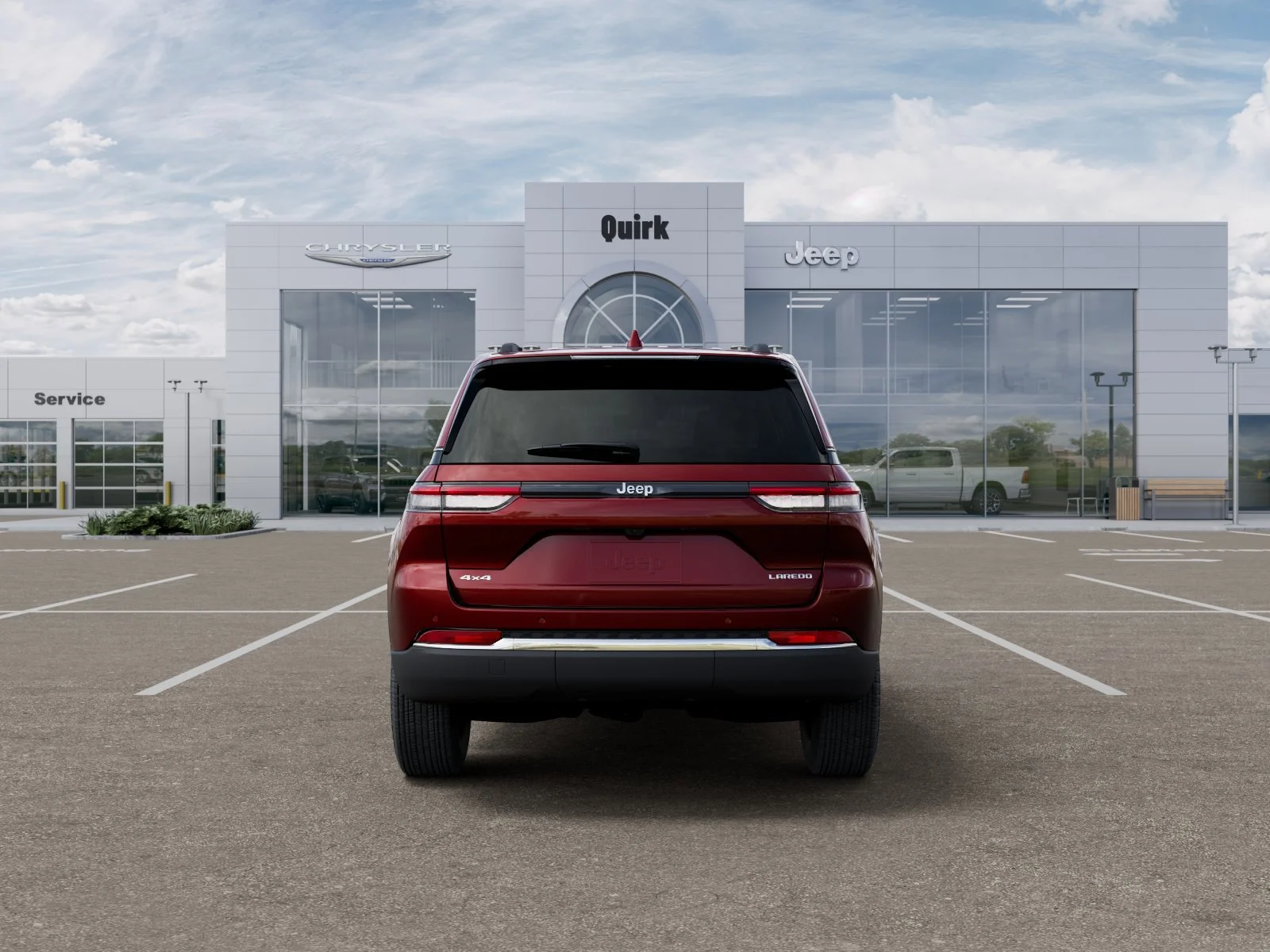 New 2026 Velvet Red Pearl-Coat Exterior Paint Jeep Laredo X image 7