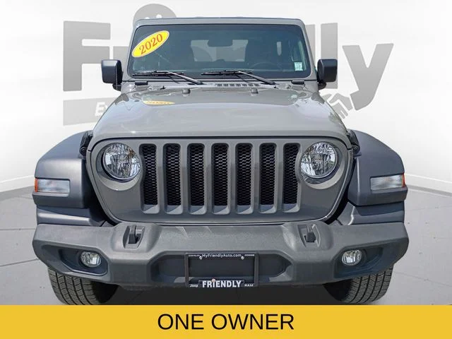 Used 2020 Gray Jeep Sport S image 2