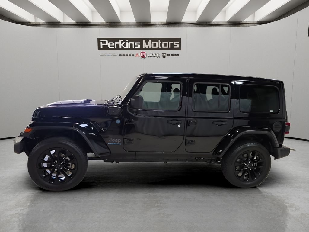 Certified 2025 Jeep Wrangler 4xe Sahara 4XE with VIN 1C4RJXP64SW600656 for sale in Colorado Springs, CO