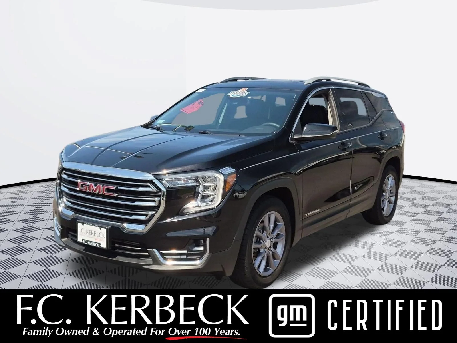 Used 2023 Ebony Twilight Metallic GMC SLT image 1