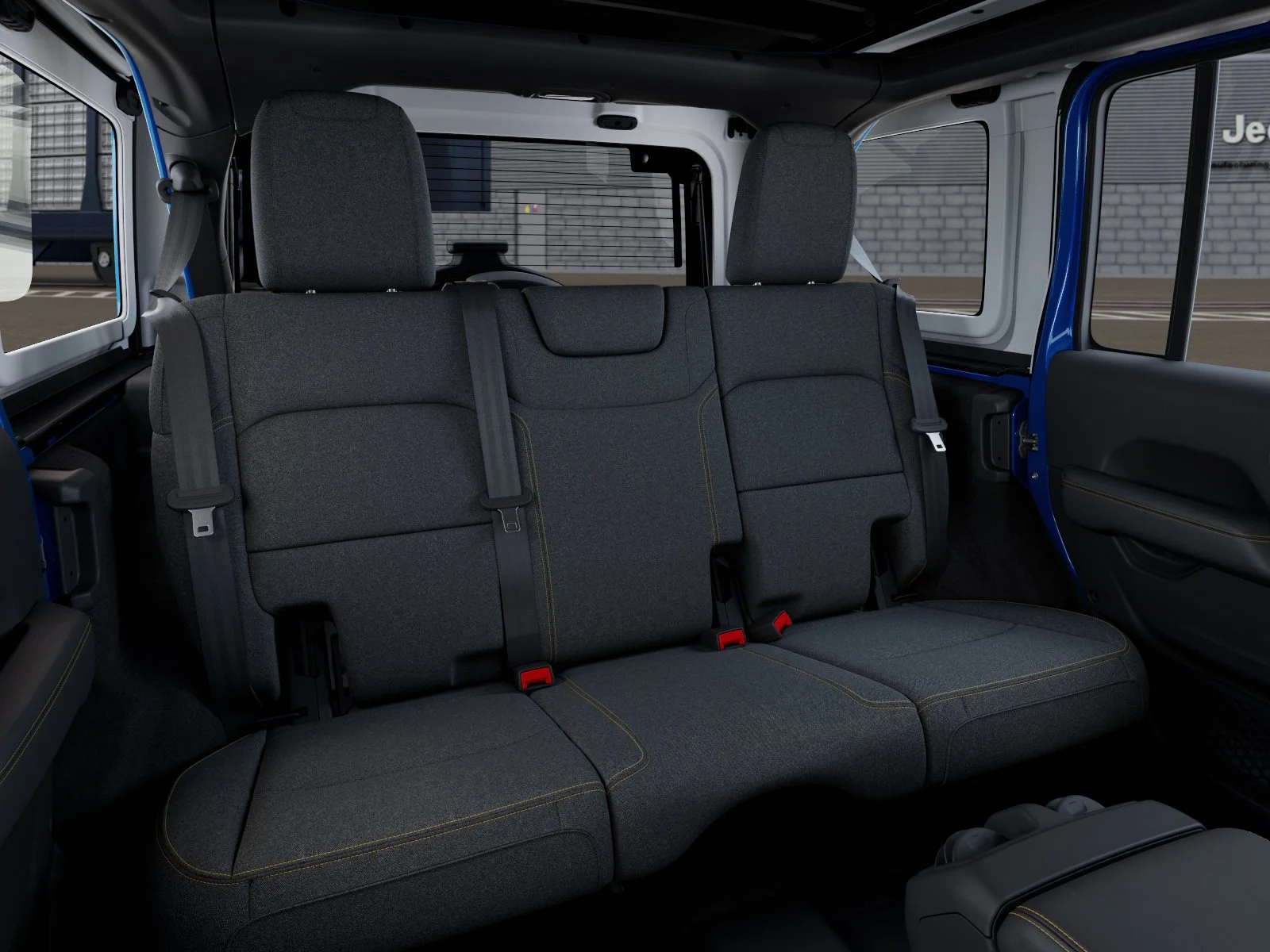 New 2027 Hydro Blue Pearl-Coat Paint Jeep Sahara image 15