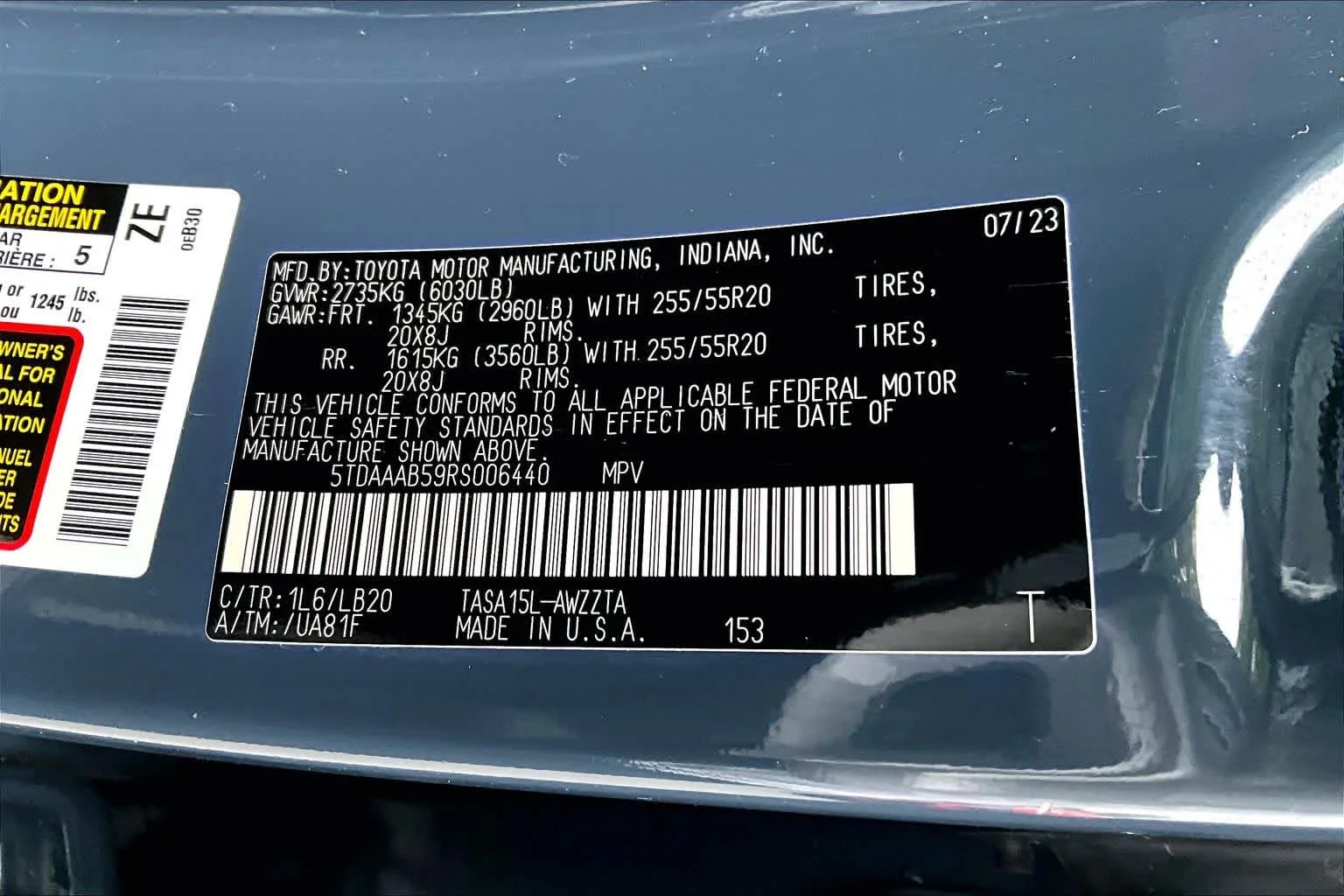 Certified Used 2024 Storm Cloud Toyota Platinum image 34