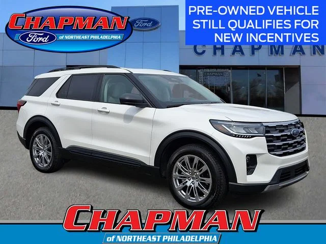 New 2026 Star White Metallic Tri-Coat Ford Active image 1