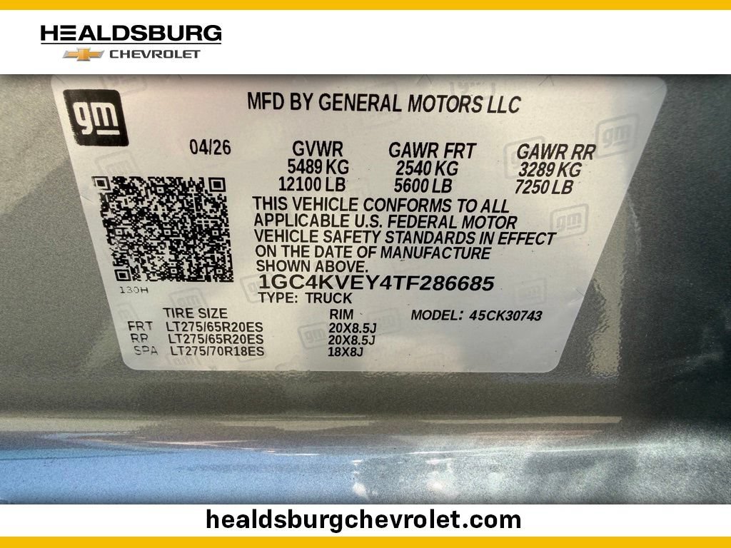 New 2026 Sterling Gray Metallic Chevrolet High Country image 30