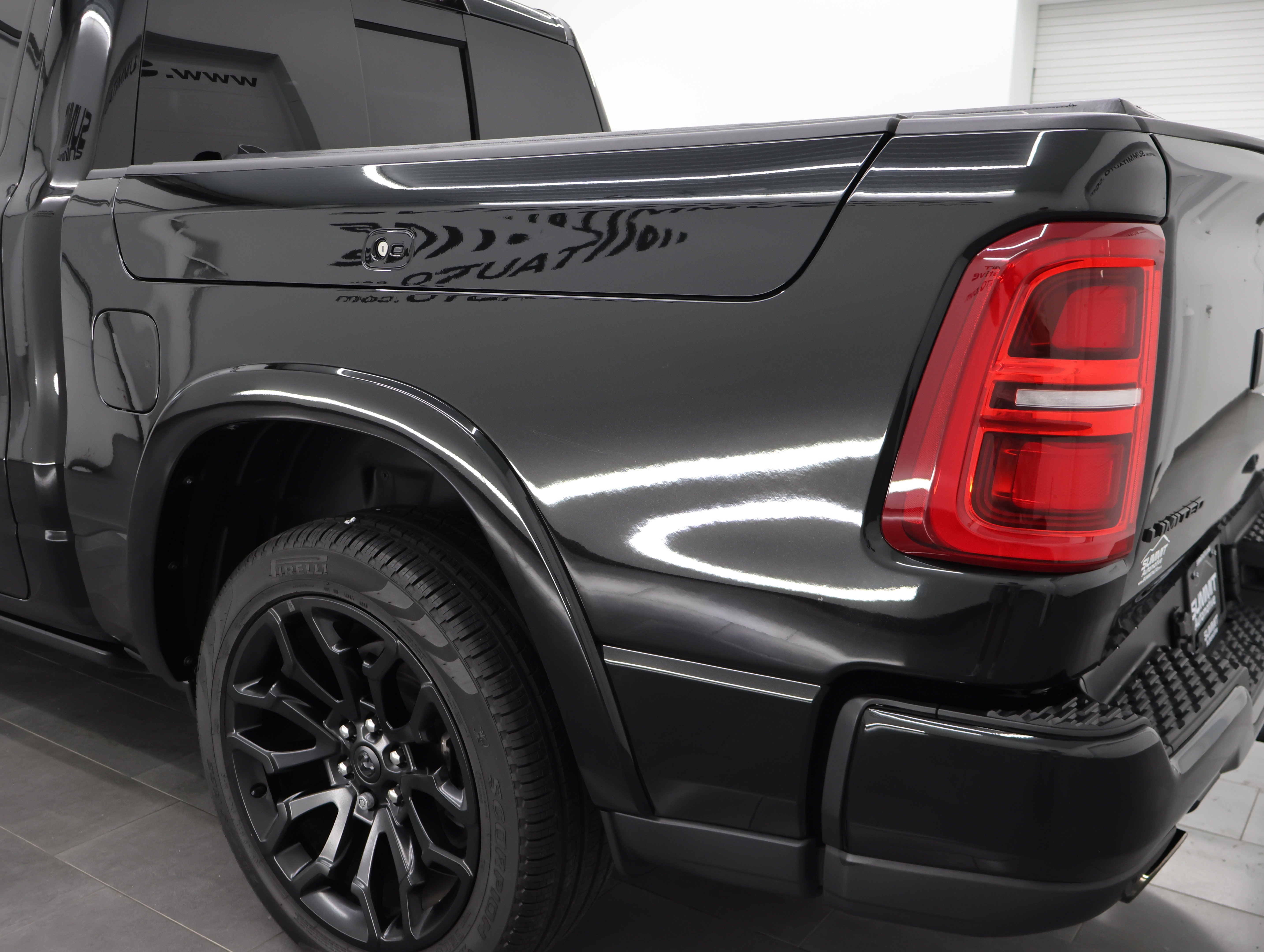 Used 2025 Diamond Black Crystal Pearlcoat Ram Limited image 32