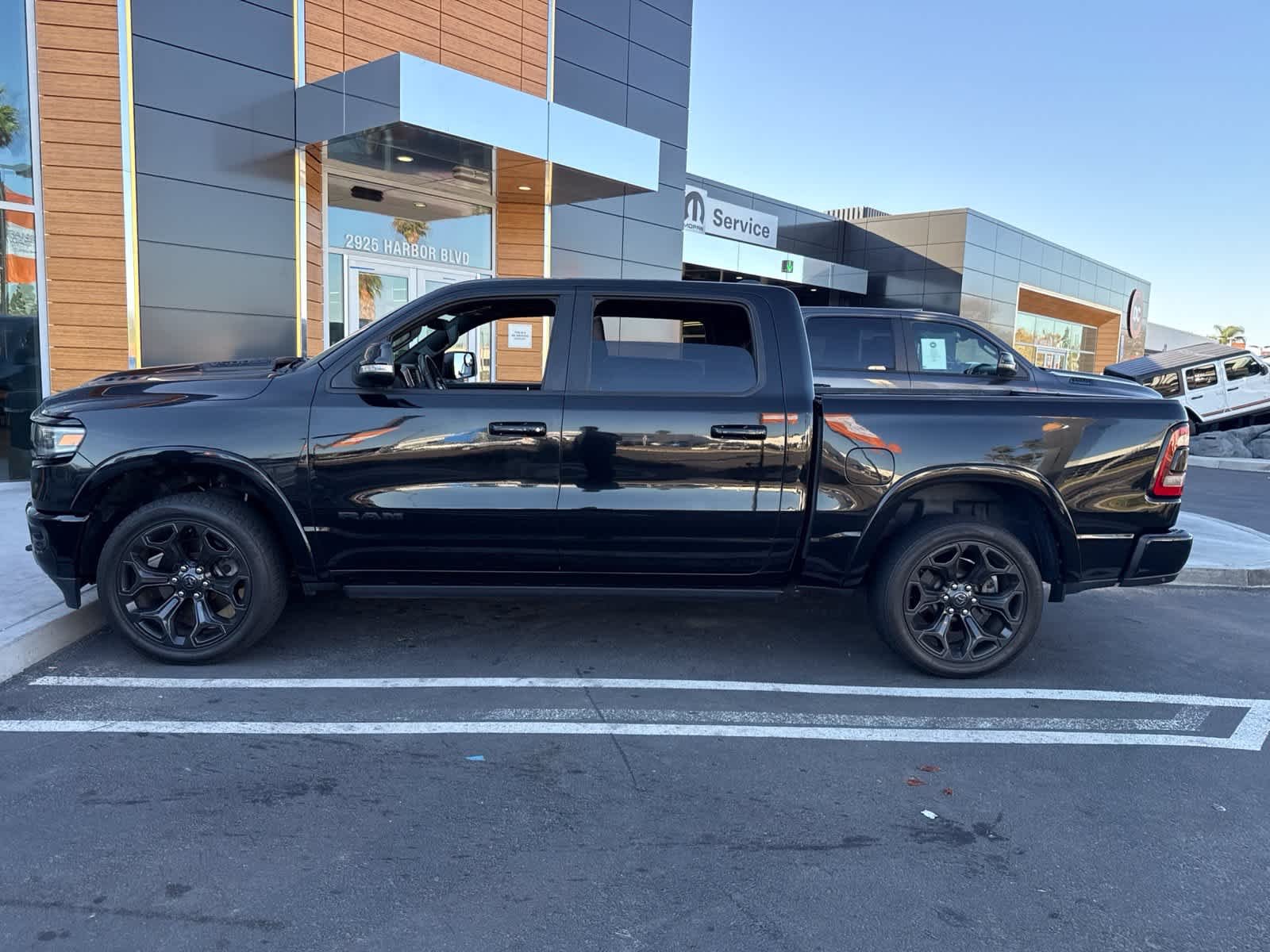 Used 2021 Diamond Black Crystal Pearlcoat Ram Limited image 15