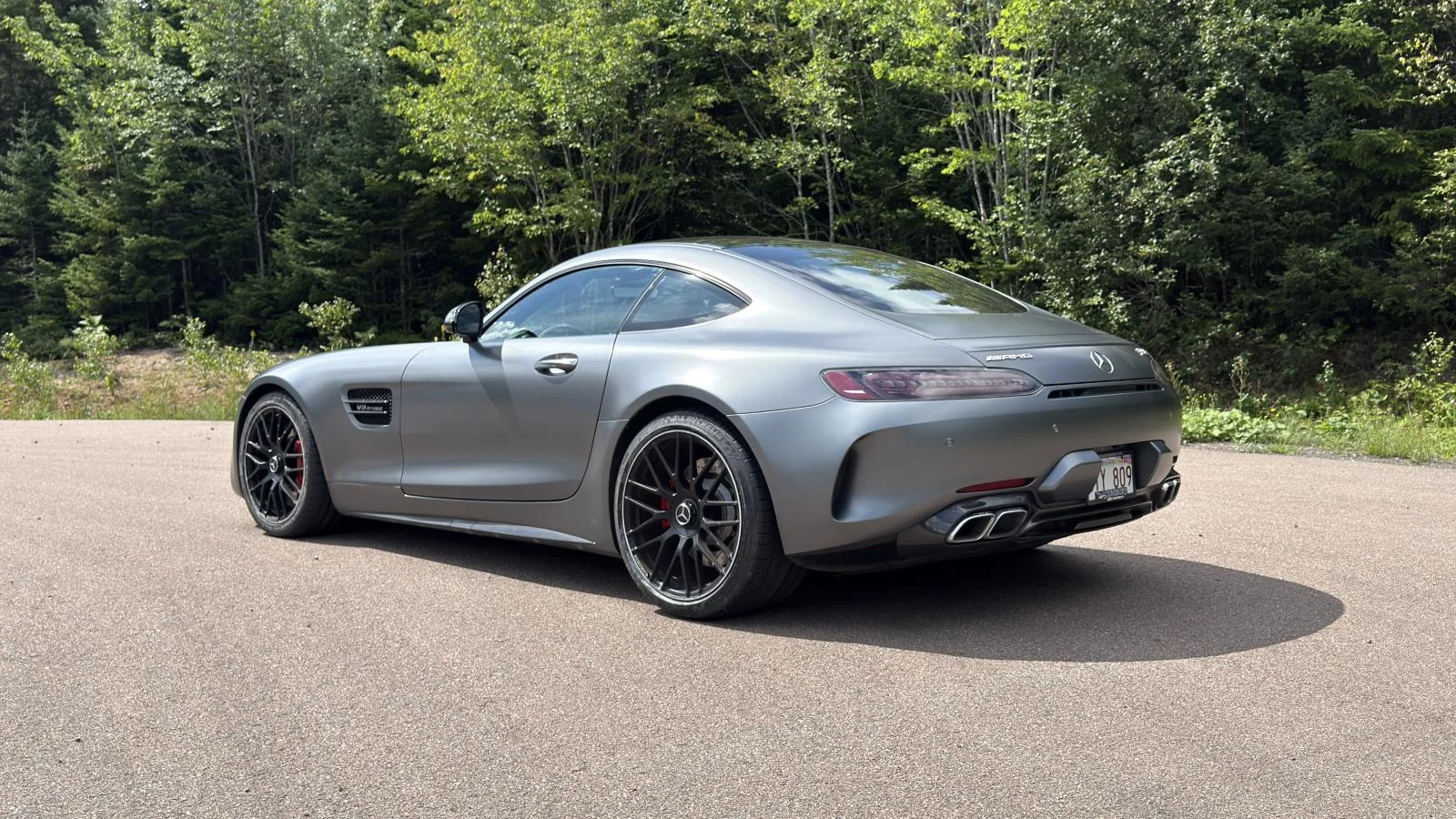 Used 2020 Grey Mercedes-Benz AMG GT C Coupe image 9