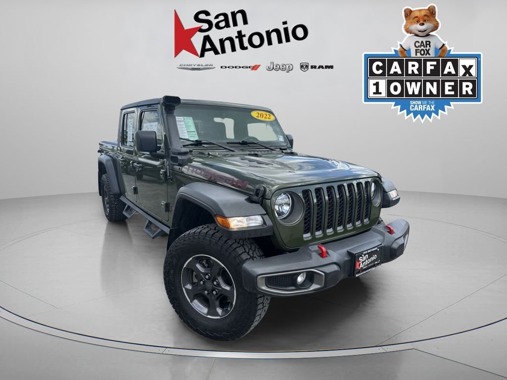 Used 2022 Green Jeep Rubicon image 1