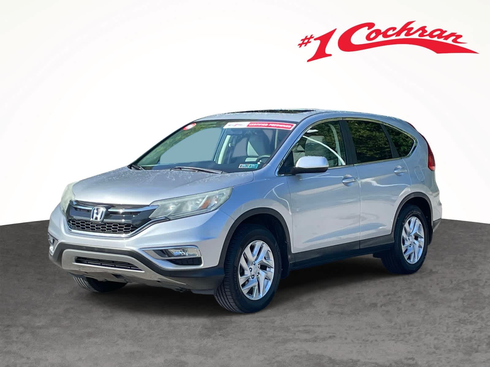 Used 2015 Alabaster Silver Metallic Honda EX image 16