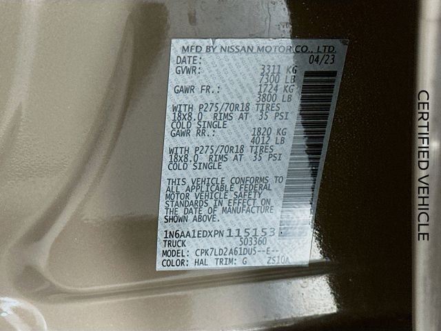 Certified Used 2023 Beige Nissan PRO-4X image 30