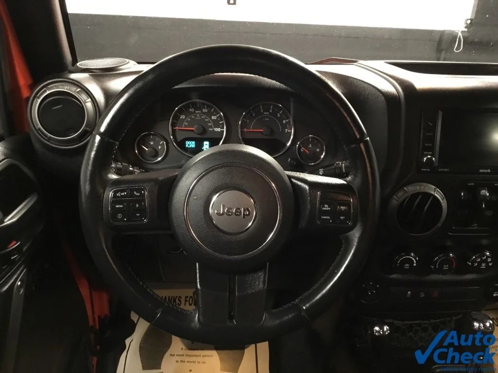 Used 2015 Orange Jeep Unlimited Sport image 46
