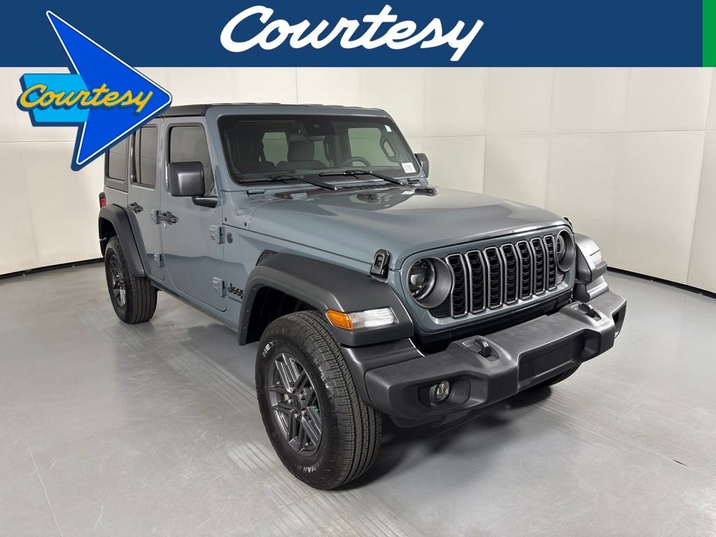 Used 2025 Gray Jeep Sport S image 1
