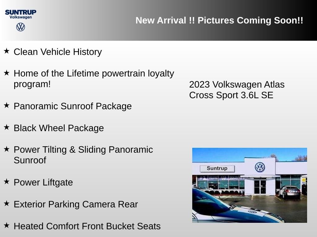 Used 2023 Gray Volkswagen 3.6L V6 SE w/Technology image 3