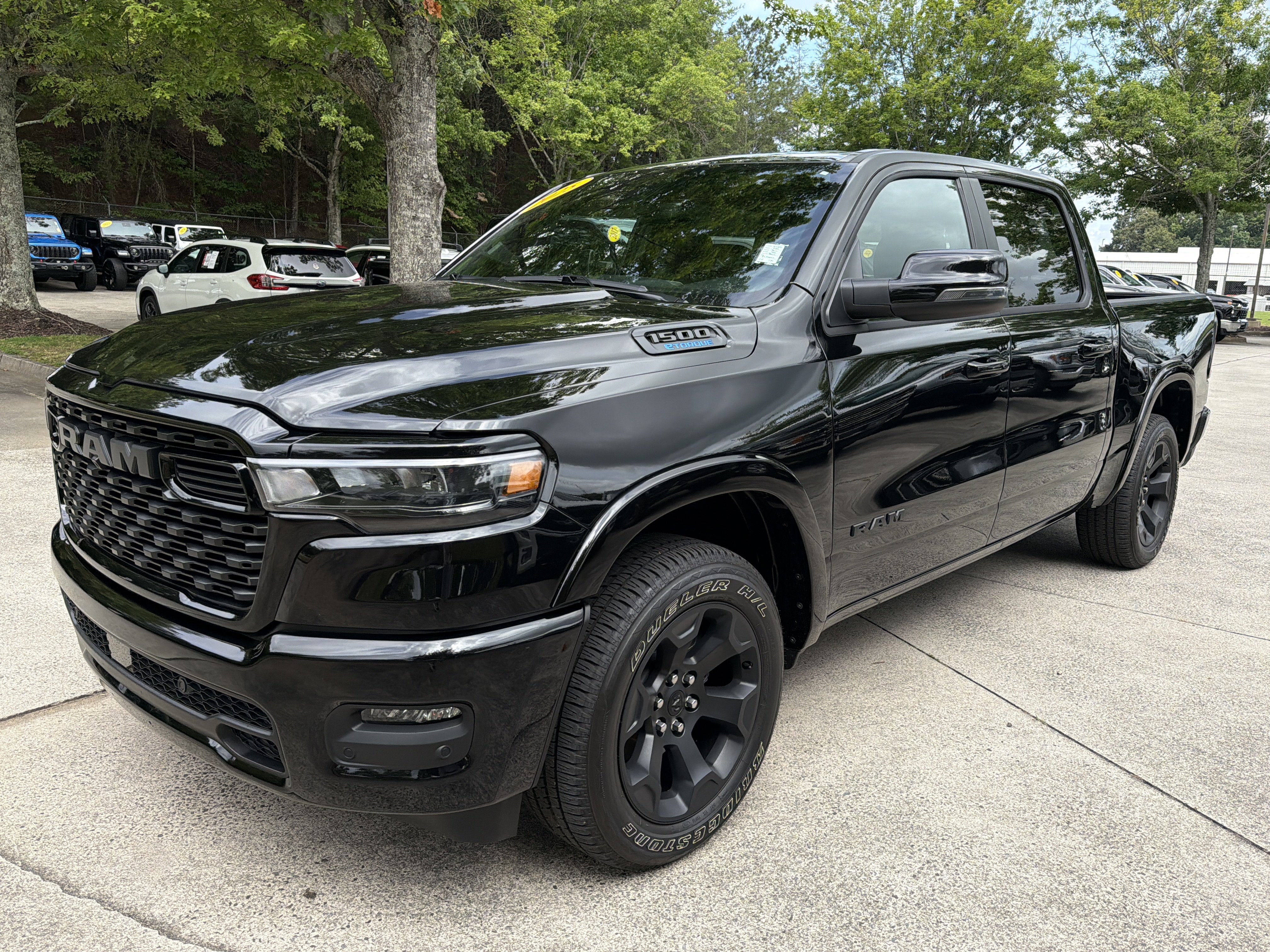 Used 2025 Diamond Black Crystal Pearlcoat Ram Big Horn image 12