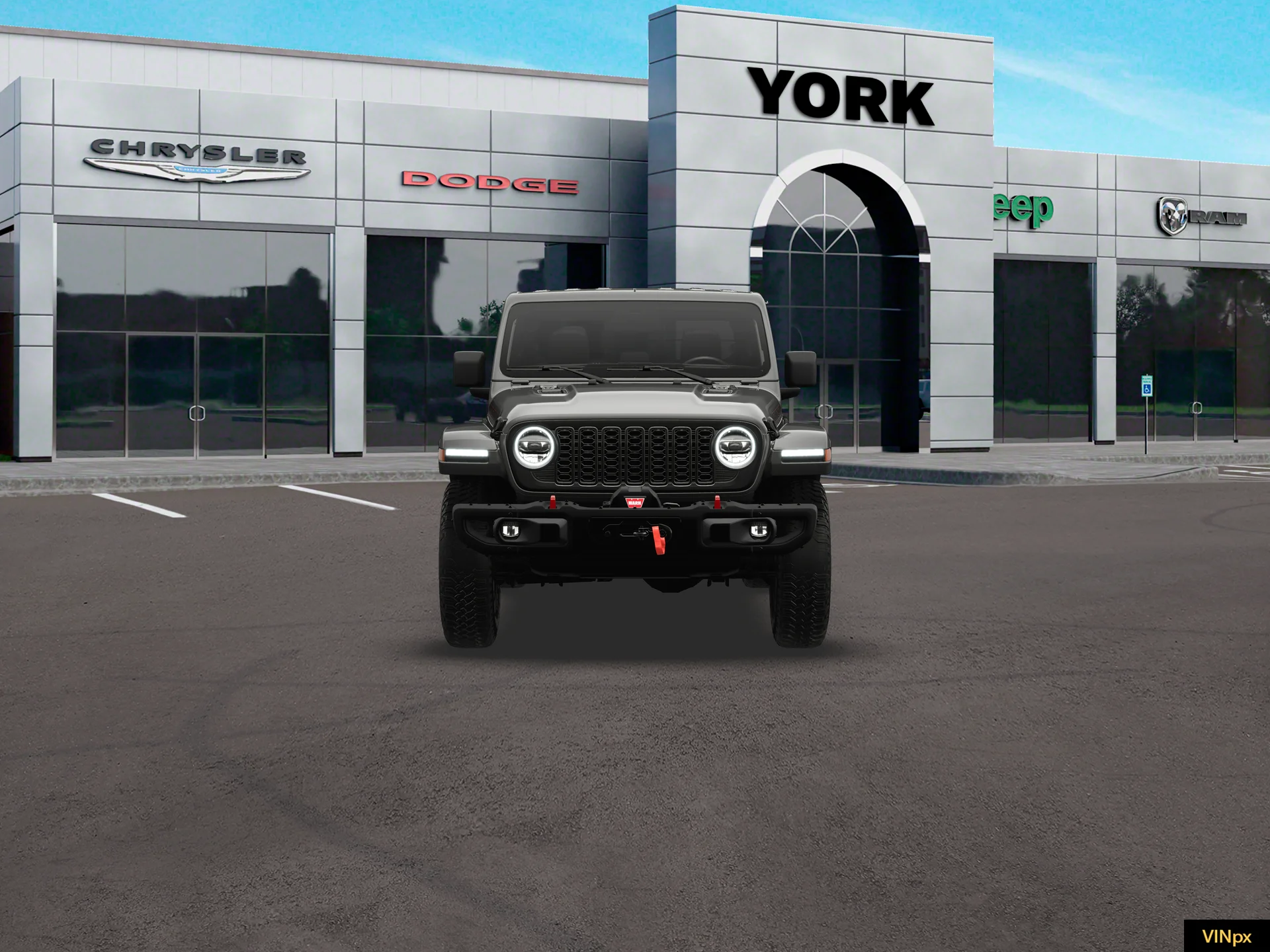New 2026 Granite Crystal Metallic Clear-Coat Exterior Paint Jeep Rubicon X image 12