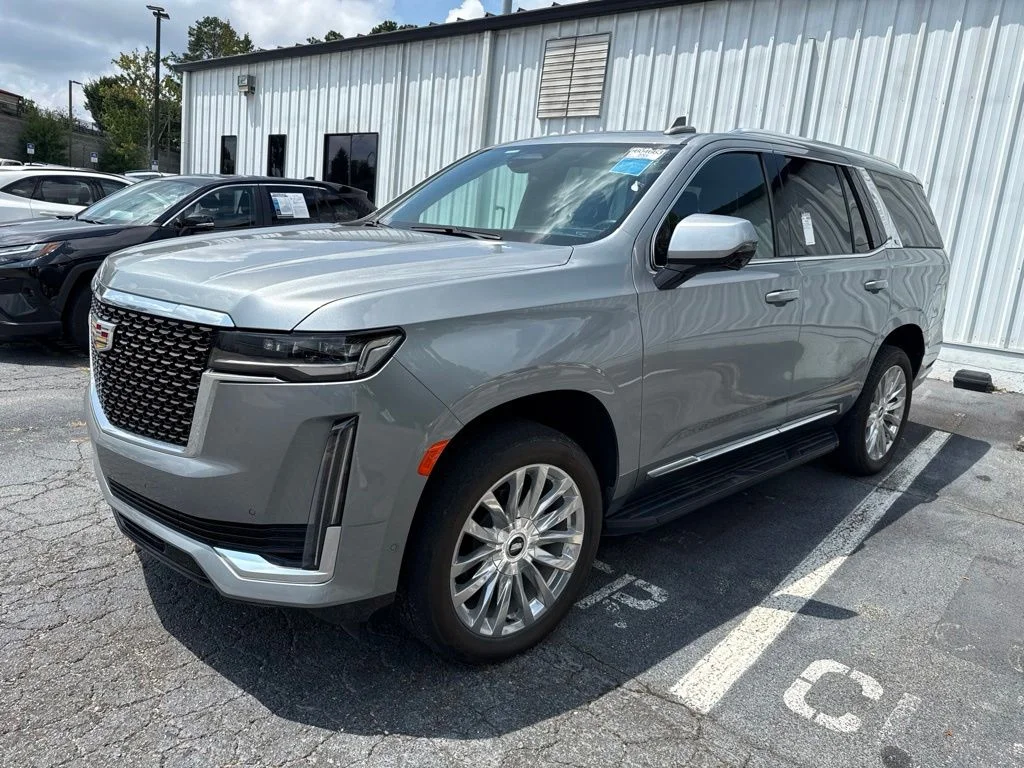 Used 2024 Silver Cadillac Premium Luxury image 1