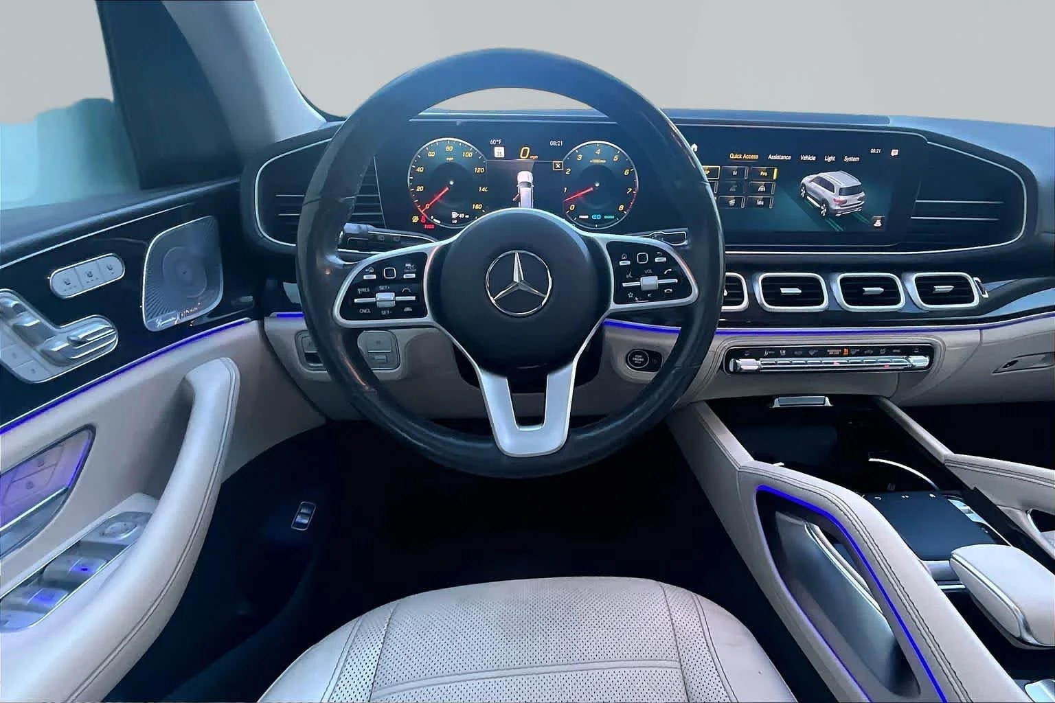 Used 2020 Lunar Blue Metallic Mercedes-Benz GLS 450 image 11