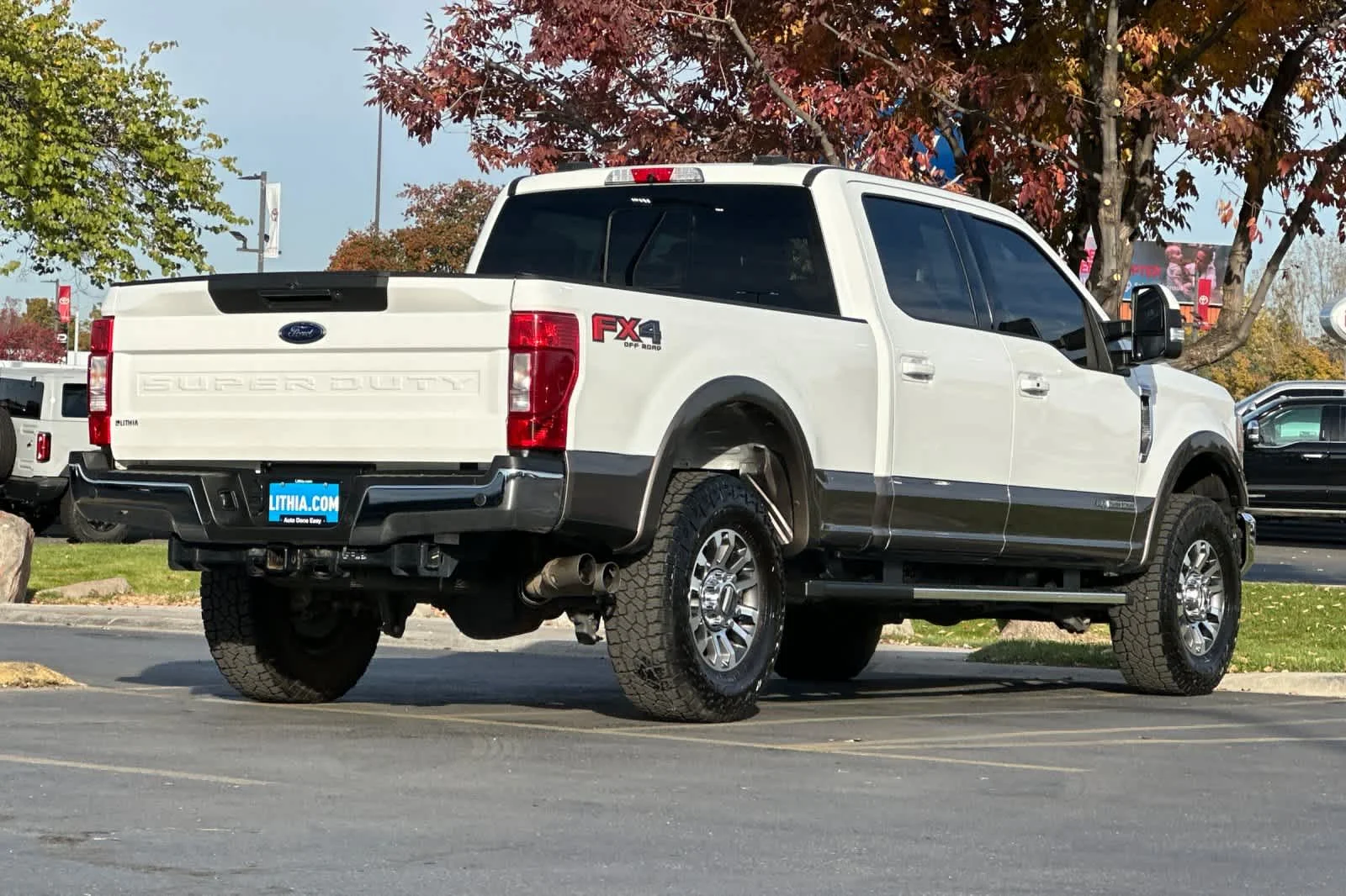Certified Used 2022 Star White Ford LARIAT image 2
